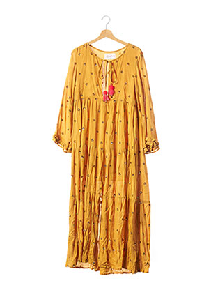 Robe longue jaune SUNDRESS pour femme