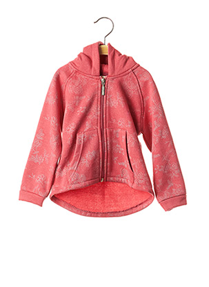 Gilet manches longues rose KNOT SO BAD pour fille