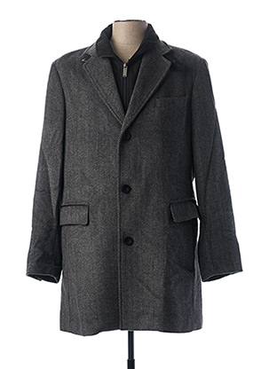 Manteau long gris PETER COFOX pour homme