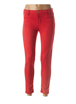 Pantalon casual rouge DENIM STUDIO pour femme