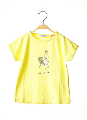 T-shirt manches courtes jaune MARESE pour fille