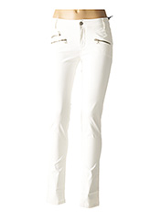Pantalon casual blanc ZAPA pour femme seconde vue