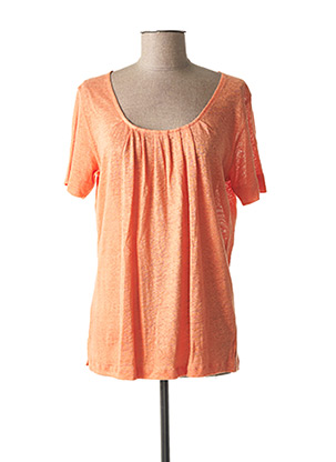 T-shirt manches courtes orange ARMOR LUX pour femme