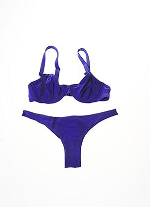 Maillot De Bain Pièces Avec Armature Bleu Etam Femme
