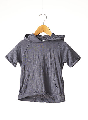 T-shirt manches courtes gris ZARA pour enfant