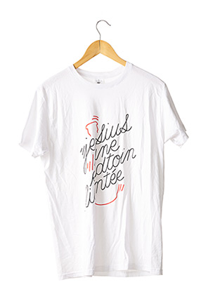 T-shirt manches courtes blanc B&C pour femme