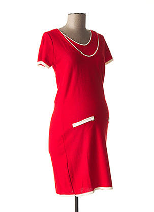 Robe maternité rouge POMKIN pour femme
