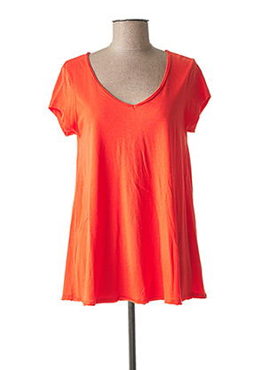 T-shirt orange SANDWICH pour femme