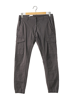 Pantalon casual gris JACK & JONES pour homme