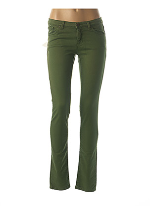 Pantalon slim vert NICE THINGS pour femme