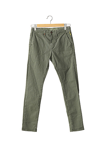 Pantalon casual vert MELTIN'POT pour homme
