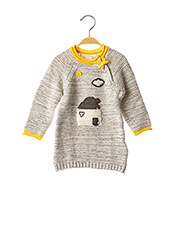 Pull col rond gris CHICCO pour fille seconde vue