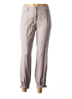 Pantalon 7/8 gris SANDWICH pour femme