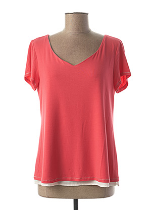 T-shirt rose MSN pour femme
