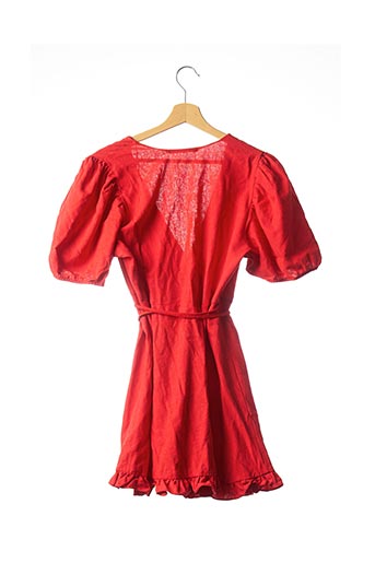 robe rouge courte zara