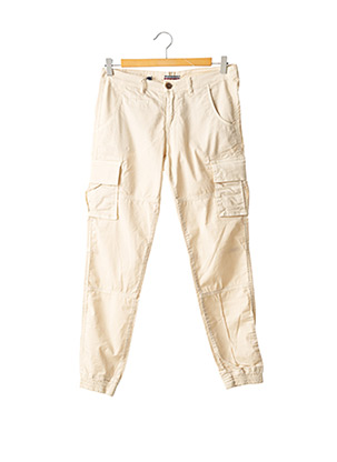 Pantalon casual beige AERONAUTICA pour homme