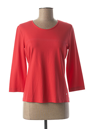 T-shirt manches longues rouge EUGEN KLEIN pour femme