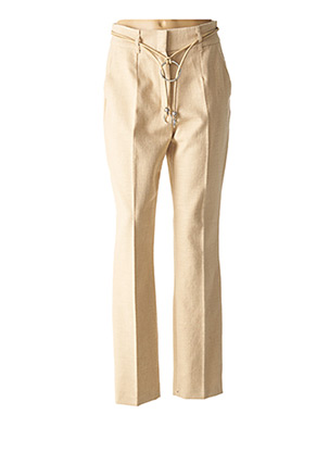 Pantalon chic beige CAROLINE BISS pour femme