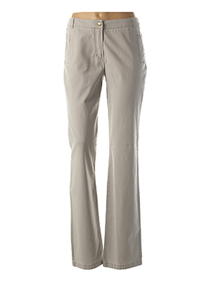 Pantalon casual gris BLEU DE SYM pour femme