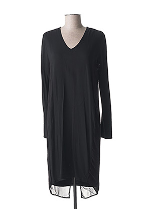 Robe mi-longue noir TRANSIT pour femme