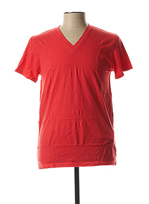 T-shirt manches courtes rouge EMINENCE pour homme