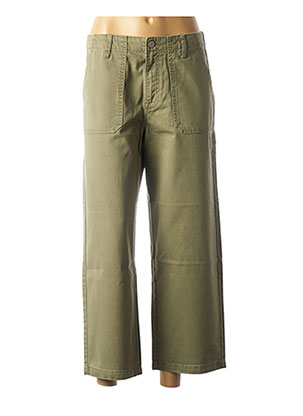 Pantalon 7/8 vert LEE pour femme