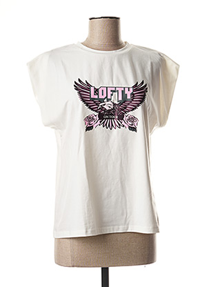 T-shirt blanc LOFTY MANNER pour femme