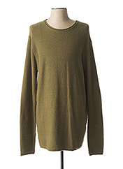 Pull col rond vert DSTREZZED pour homme seconde vue