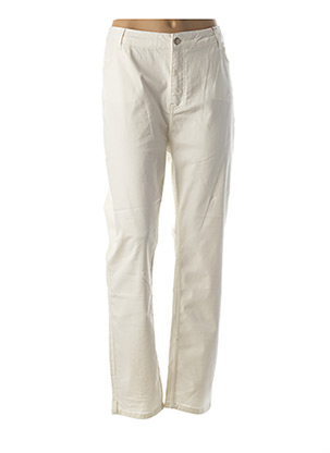 Pantalon droit blanc CONCEPT K pour femme