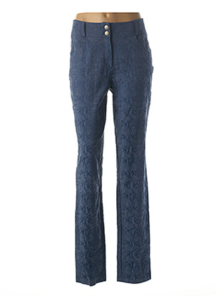 Pantalon slim bleu C.MISSARO pour femme