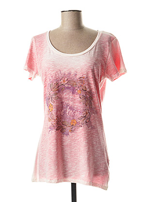 T-shirt rose MONTE CARLO pour femme