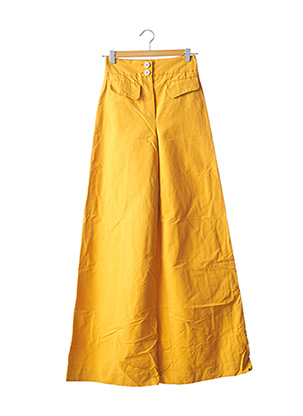 Pantalon casual jaune SONIA RYKIEL pour femme
