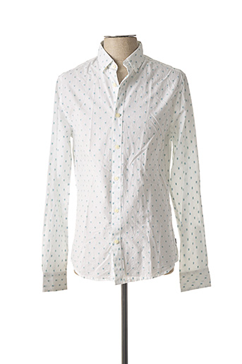 Chemise manches longues blanc ONLY&SONS pour homme