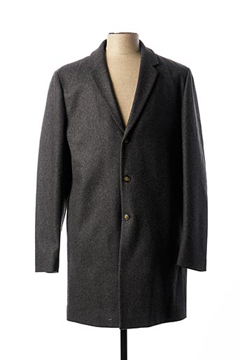 Manteau long gris HARRIS WILSON pour homme