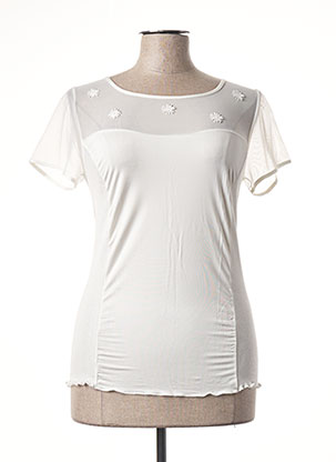 Top blanc FRALY pour femme