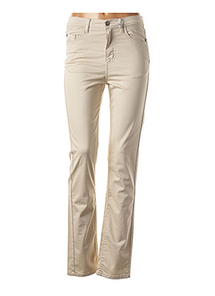 Pantalon slim beige IMPACT pour femme