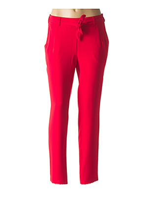 Pantalon 7/8 rouge BARBARA LEBEK pour femme
