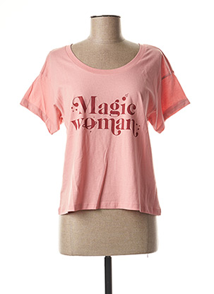 T-shirt rose WAY CUSTOM pour femme