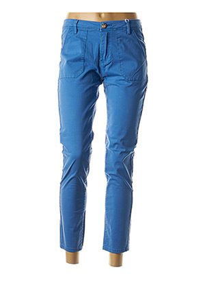 Pantalon 7/8 bleu F.A.M. pour femme