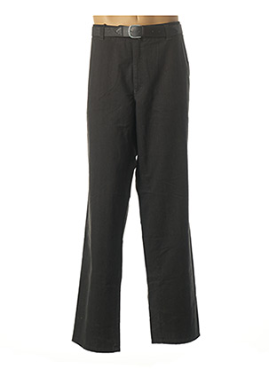 Pantalon casual gris GRIFFE NOIRE pour homme
