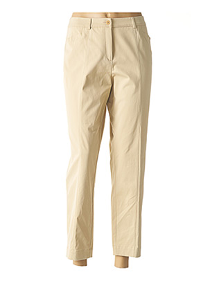 Pantalon 7/8 beige FRANK WALDER pour femme