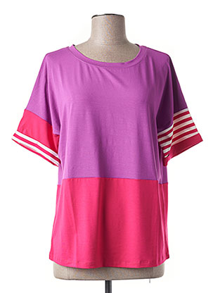 T-shirt violet MARIA BELLENTANI pour femme
