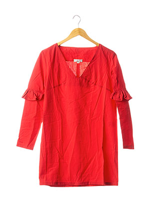 Robe courte rouge LES SAUVAGEONNES pour femme