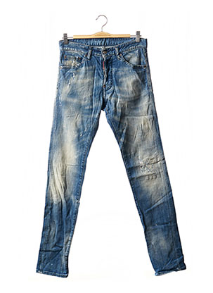 Jeans coupe slim bleu DSQUARED2 pour homme