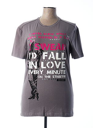 T-shirt gris ANTONY MORATO pour femme