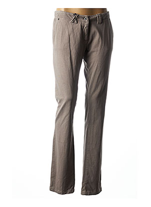 Pantalon casual gris AERONAUTICA pour femme