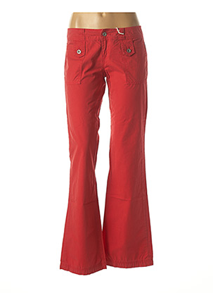 Pantalon flare rouge TEDDY SMITH pour femme