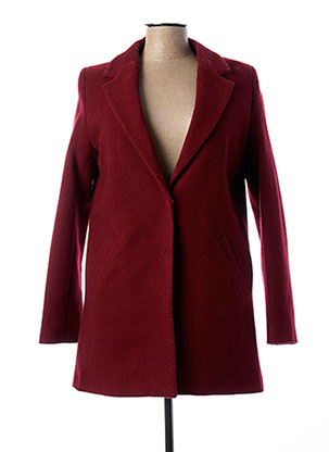Manteau court rouge BE GIRL pour femme