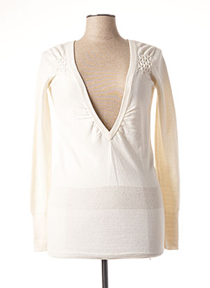 Pull blanc 2 TWO pour femme