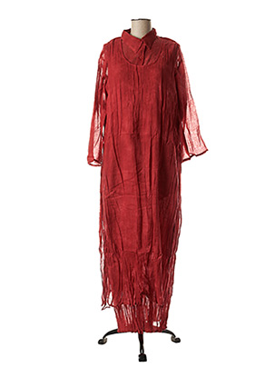 Robe longue rouge MANU REVA pour femme